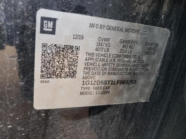 2020 CHEVROLET MALIBU LT - 1G1ZD5ST1LF068253