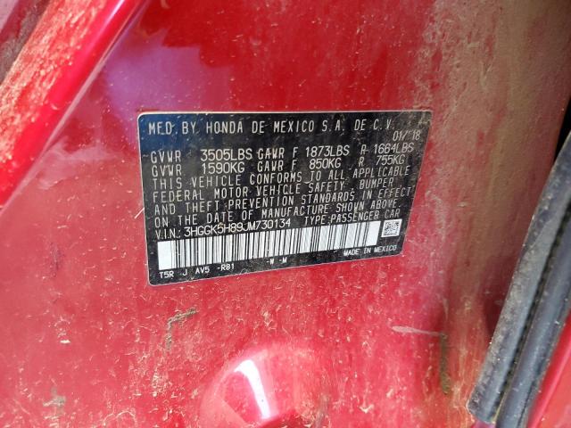 2018 HONDA FIT EX - 3HGGK5H89JM730134