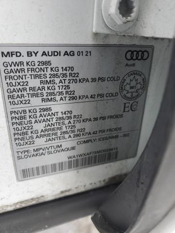 2021 AUDI Q7 TECHNIK WA1WXAF75MD028613