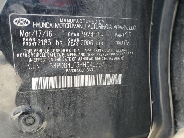 2017 HYUNDAI ELANTRA SE - 5NPD84LF3HH045787
