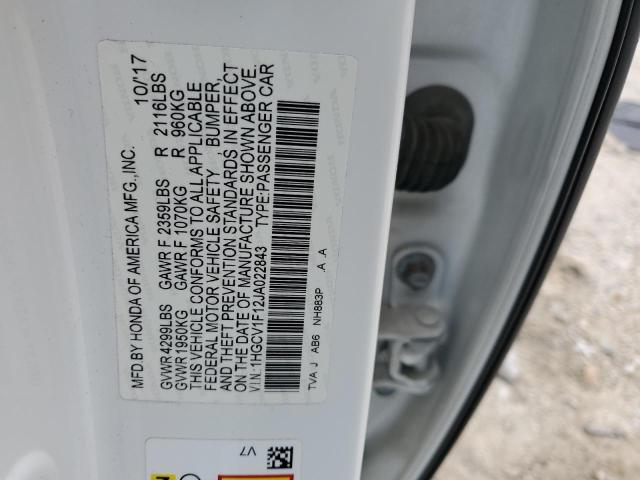 2018 HONDA ACCORD LX - 1HGCV1F12JA022843