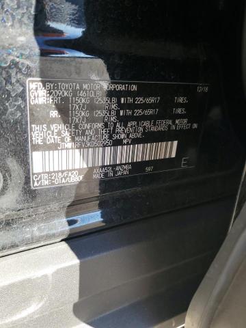 2019 TOYOTA RAV4 XLE - JTMW1RFV3KD502950