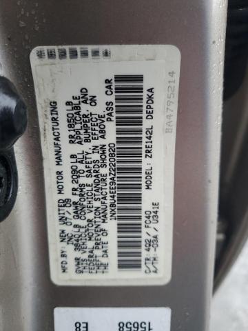2010 TOYOTA COROLLA BA - 1NXBU4EE9AZ220820