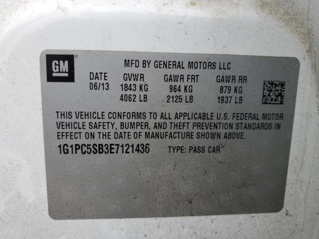 2014 CHEVROLET CRUZE LT - 1G1PC5SB3E7121436