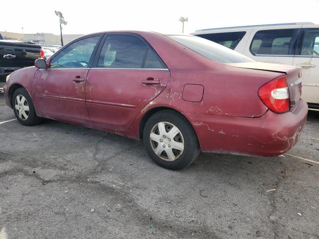 TOYOTA CAMRY LE 2004 red  gas 4T1BE32K54U360398 photo #3