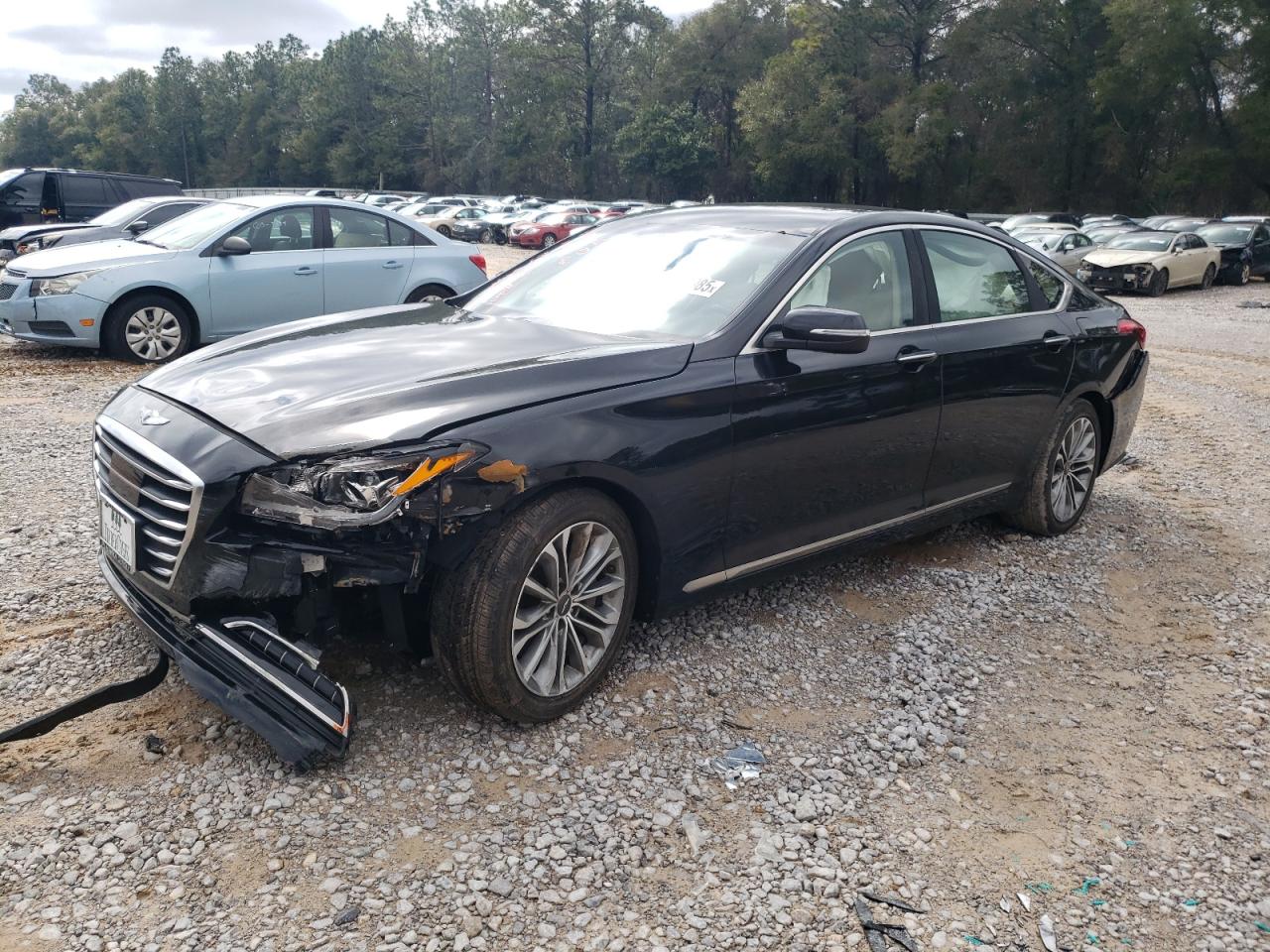 KMHGN4JE0HU175625 GENESIS G80 BASE 2017