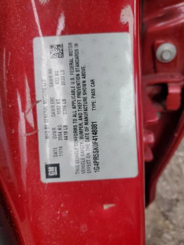 2015 BUICK VERANO CON 1G4PR5SK0F4148081