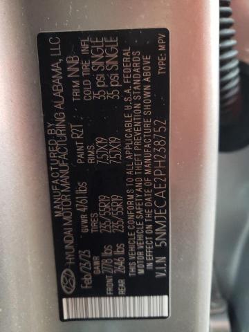 2023 HYUNDAI TUCSON LIM - 5NMJECAE2PH238752