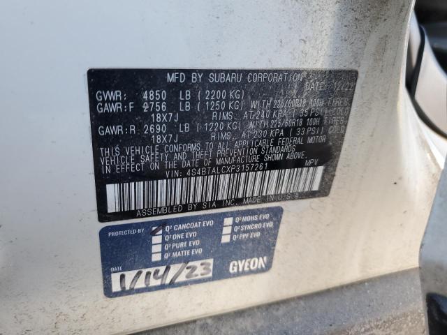 2023 SUBARU OUTBACK ON 4S4BTALCXP3157261