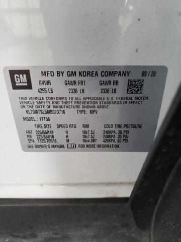 2021 CHEVROLET TRAILBLAZE - KL79MTSL5MB073716