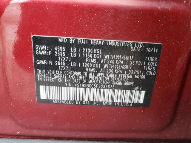2015 SUBARU OUTBACK 2. - 4S4BSBCC5F3238675