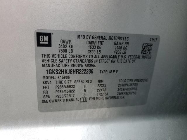2017 GMC YUKON XL D - 1GKS2HKJ8HR222286
