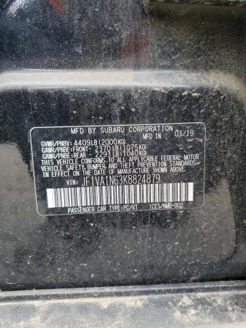 2019 SUBARU WRX LIMITE - JF1VA1N63K8824879