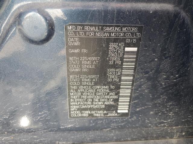 2015 NISSAN ROGUE S - KNMAT2MV5FP543728