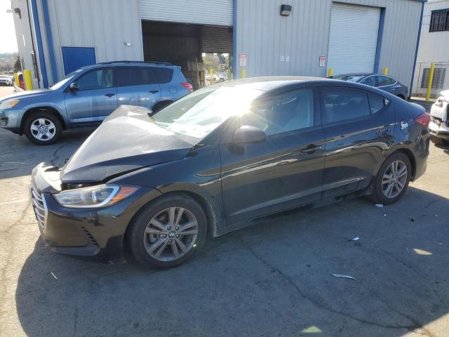 HYUNDAI ELANTRA SE 2018 black  gas 5NPD84LF2JH223551 photo #1