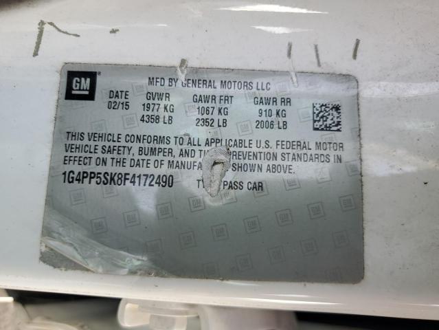 2015 BUICK VERANO - 1G4PP5SK8F4172490