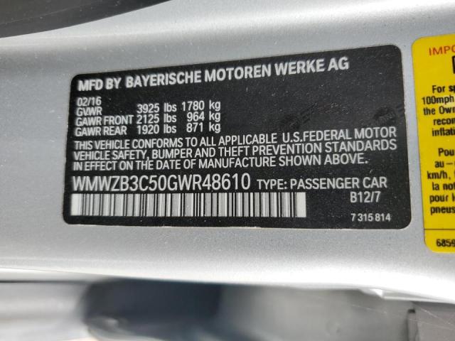 2016 MINI COOPER COU WMWZB3C50GWR48610