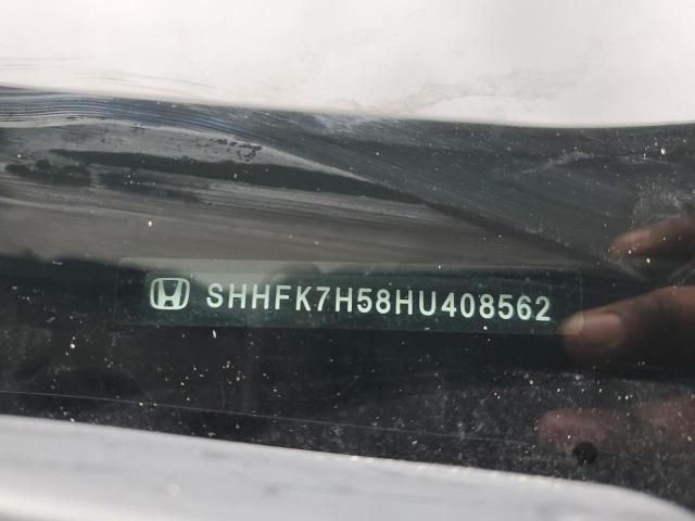 2017 HONDA CIVIC EX - SHHFK7H58HU408562