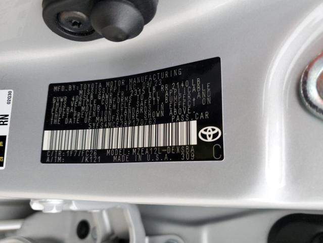 2024 TOYOTA COROLLA SE - 5YFS4MCE2RP170763