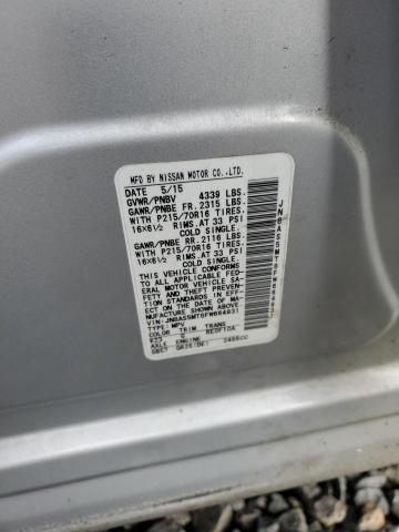 2015 NISSAN ROGUE SELE - JN8AS5MT8FW664931