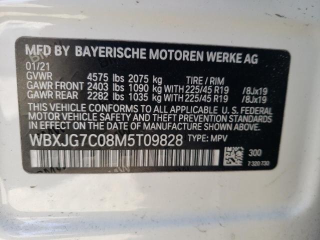 2021 BMW X1 SDRIVE2 - WBXJG7C08M5T09828