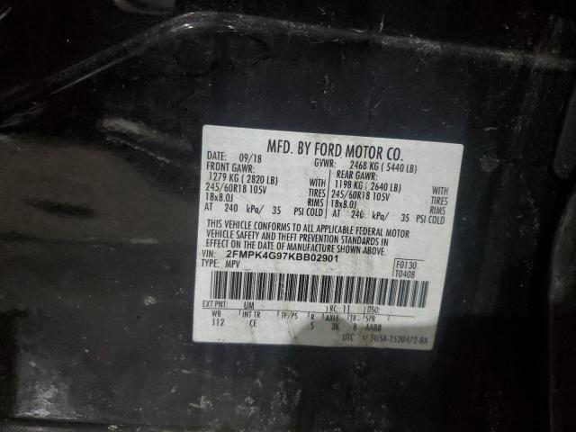 2019 FORD EDGE SE - 2FMPK4G97KBB02901
