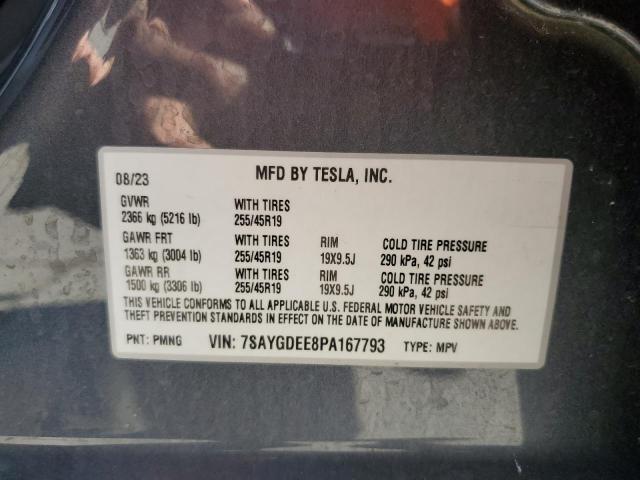 2023 TESLA MODEL Y - 7SAYGDEE8PA167793