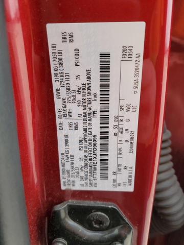 2018 FORD F150 SUPER - 1FTFW1E1XJFD96095