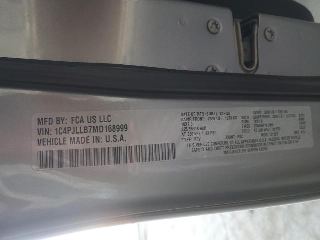 2021 JEEP CHEROKEE 1C4PJLLB7MD168999