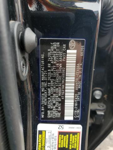 2021 TOYOTA CAMRY SE - 4T1G31AK1MU566982