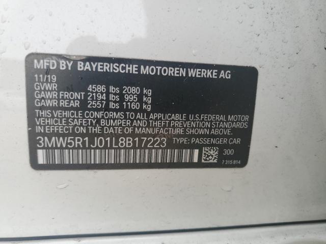 2020 BMW 330I - 3MW5R1J01L8B17223