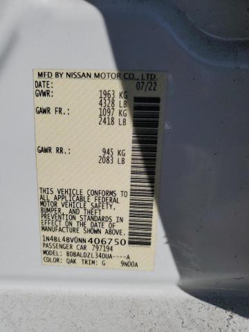 2022 NISSAN ALTIMA S - 1N4BL4BV0NN406750