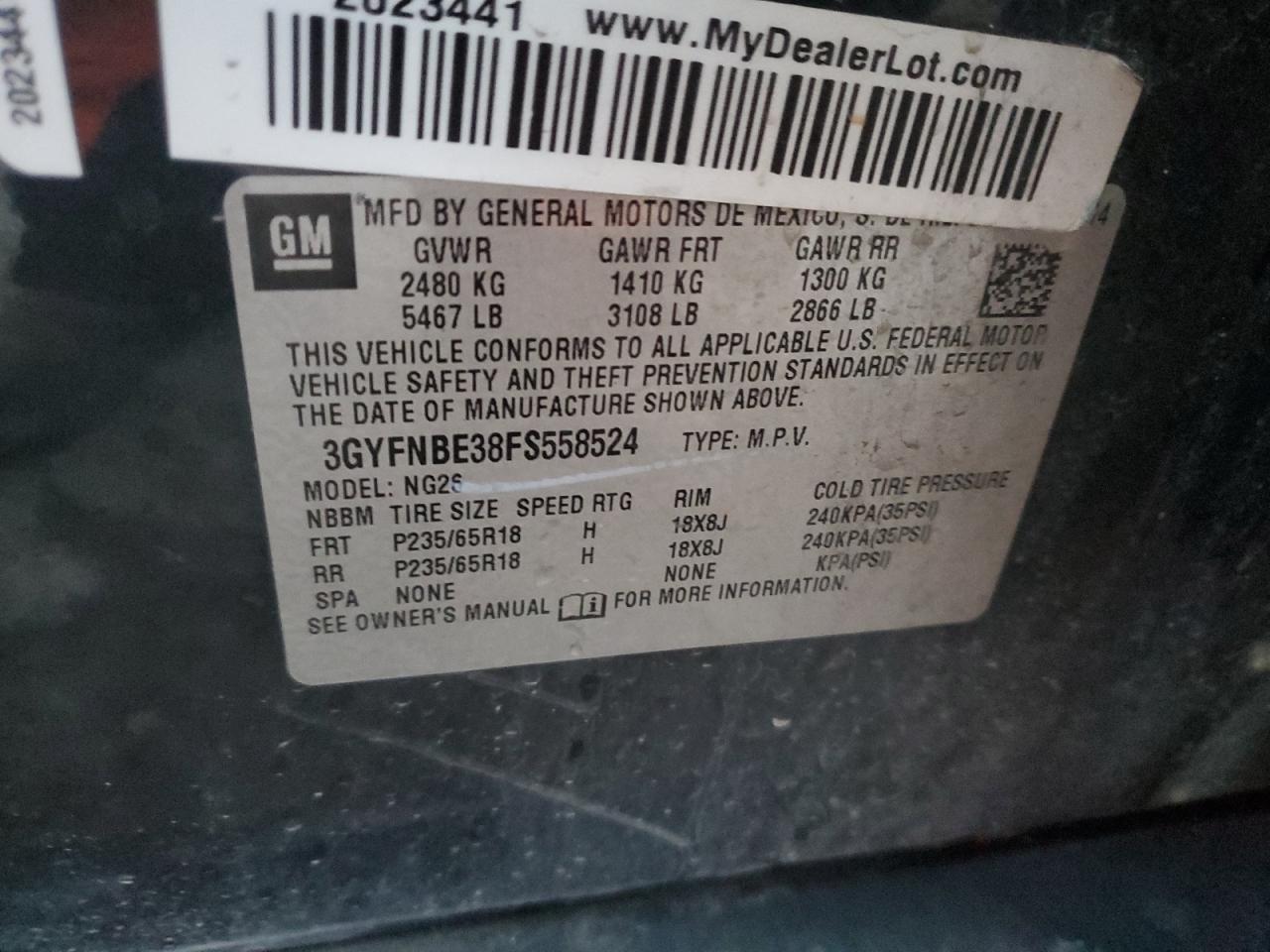 CADILLAC SRX LUXURY COLLECTION