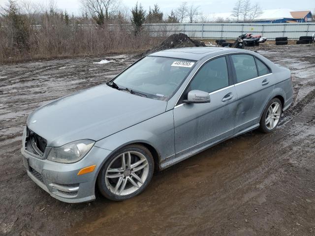 MERCEDES-BENZ C 300 4MAT 2013 gray  gas WDDGF8ABXDR264457 photo #1