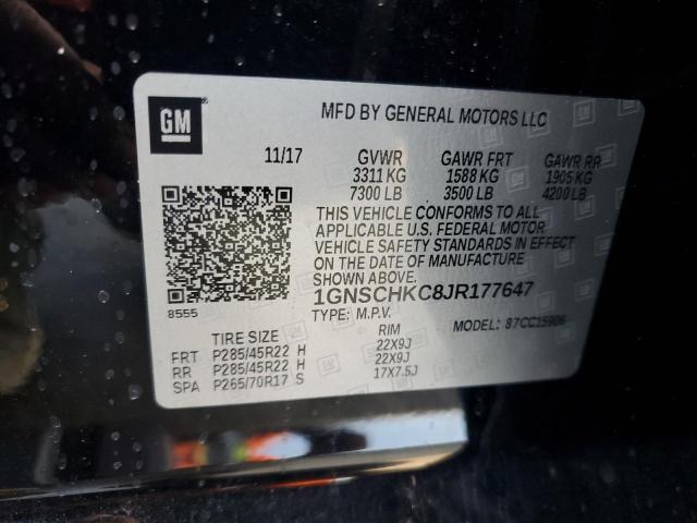 2018 CHEVROLET SUBURBAN C #3302816899