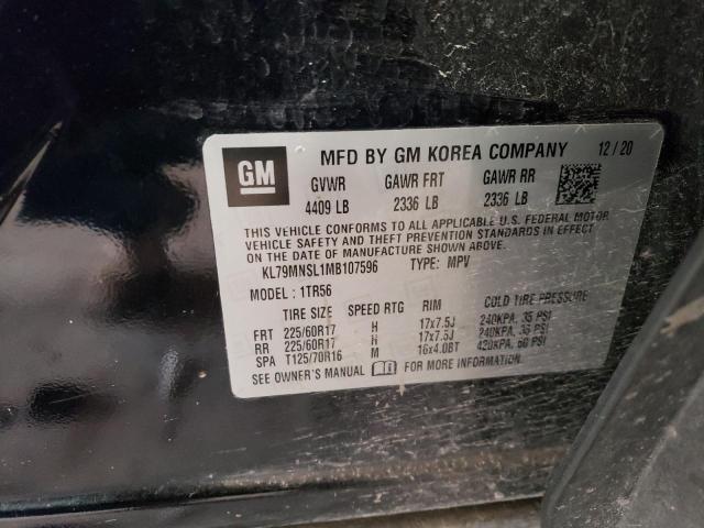 2021 CHEVROLET TRAILBLAZE - KL79MNSL1MB107596