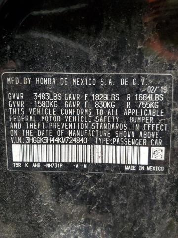 2019 HONDA FIT LX - 3HGGK5H44KM724840