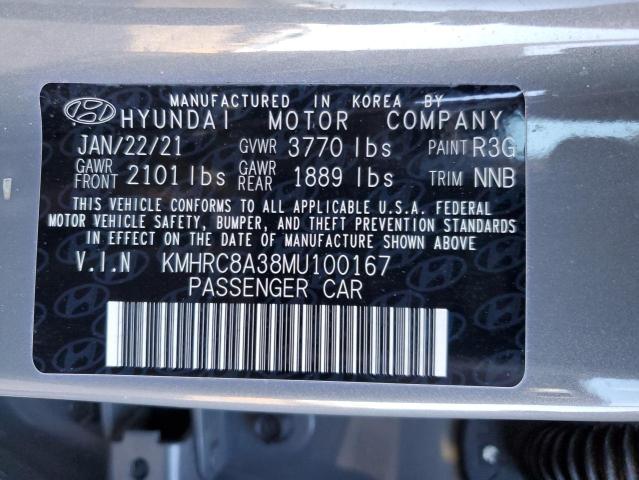 2021 HYUNDAI VENUE SEL - KMHRC8A38MU100167