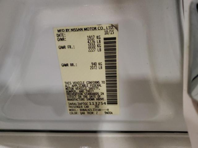 2016 NISSAN ALTIMA 2.5 - 1N4AL3AP3GC113254