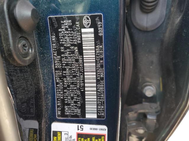 4t1b11hk7ju582895 - 2018 Toyota Camry L - #41963795