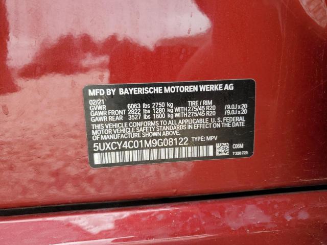 2021 BMW X6 SDRIVE 5UXCY4C01M9G08122