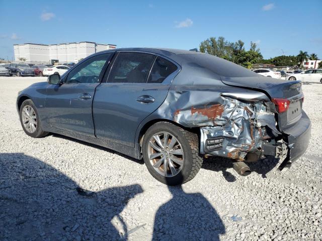 INFINITI Q50 BASE 2016 silver sedan 4d gas JN1CV7AP0GM200322 photo #3