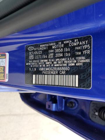 2024 HYUNDAI ELANTRA SE - KMHLM4DG2RU668660