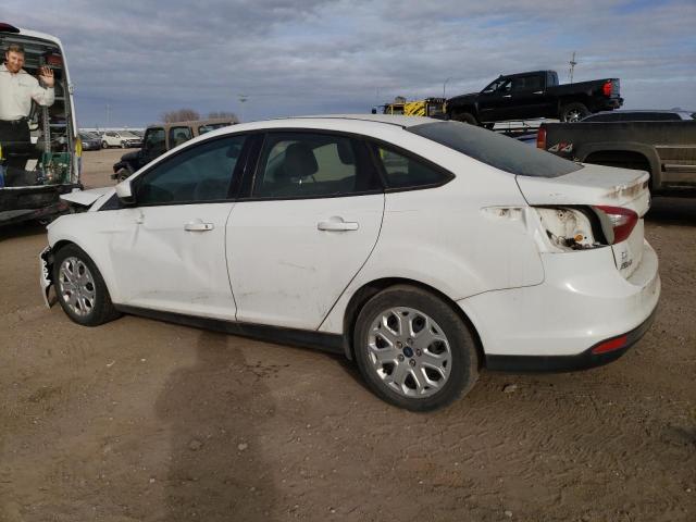 FORD FOCUS SE 2012 white sedan 4d gas 1FAHP3F2XCL285226 photo #3