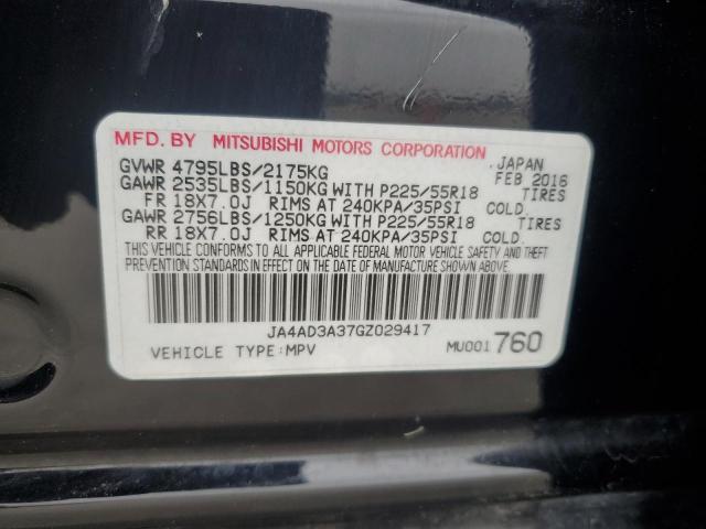 2016 MITSUBISHI OUTLANDER - JA4AD3A37GZ029417