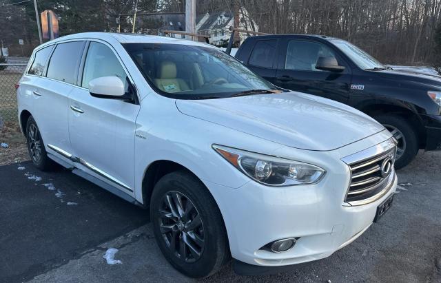 INFINITI QX60 HYBRI 2014 white 4dr spor hybrid engine 5N1CL0MM9EC518160 photo #1