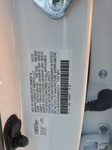 2022 HONDA PILOT TRAI 5FNYF6H83NB043741
