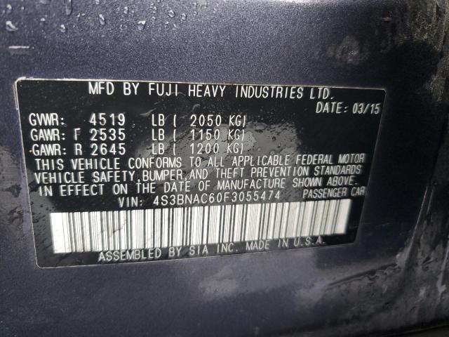 2015 SUBARU LEGACY 2.5 - 4S3BNAC60F3055474