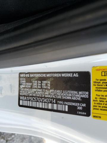 2016 BMW 228 I WBA1F5C57GV343714