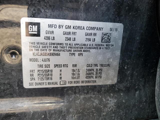 2019 BUICK ENCORE PRE - KL4CJASB5KB909464